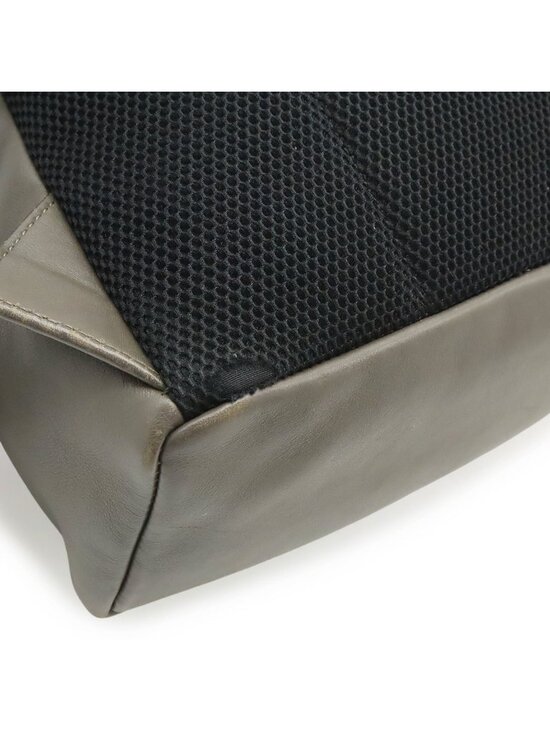 Fendi Visible Backpack Studs Leather Gray Silver main image 6